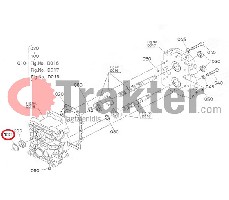 CAMBIO SERIALE ANELLO DI SICUREZZA ESTERNA ORIGINAL KUBOTA 04611-00350