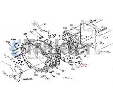 TAPPO SCATOLA CAMBIO CON SENSORE OLIO IDRAULICO ORIGINAL KUBOTA 6C040-56123