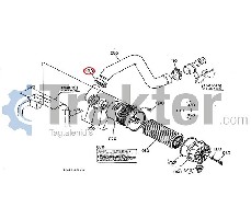 FERMAGLIO DAVANTI ORIGINAL KUBOTA 15401-11720