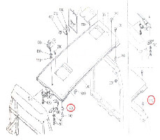 TUERCA PARA COJINETE DE CAPÓ KUBOTA ORIGINAL 34070-41610