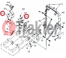 BUSSOLA MOTORE ANTERIORE ORIGINAL KUBOTA 37410-51214 37410-51215