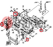 BUSSOLA LATERALE COPERCHIO ORIGINAL KUBOTA 30400-17980