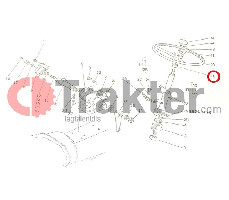 GUARNIZIONE BUSSOLA SUPPORTO VOLANTE ORIGINAL KUBOTA 66591-41250 66591-41253