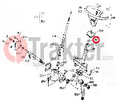GUARNIZIONE BUSSOLA VOLANTE ORIGINAL KUBOTA 67156-41140 67111-41280