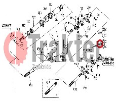 JOINT 4X4 DIFFERENZIALE POSTERIORE ORIGINAL KUBOTA 67950-13910