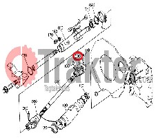 KREUZGELENK HINTEN 4X4 ORIGINAL KUBOTA 6c040-57500
