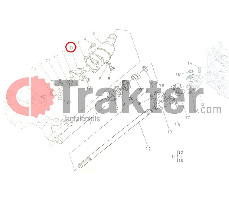 GIUNTO A CROCE FORCELLA LUNGA PER ALBERO 4X4 ORIGINAL KUBOTA 66591-56340