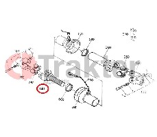 GIUNTO FORCELLA PTO ORIGINAL KUBOTA 70880-58130