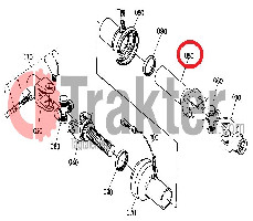 GIUNTO A CROCE FORCELLA PTO ORIGINAL KUBOTA 79105-05830
