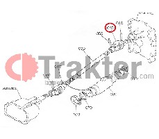 GIUNTO UNIVERSALE 4X4 ORIGINAL KUBOTA 6c040-57542 6c040-57540 6c040-57560