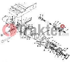 KLEINES KREUZGELENK FÜR HALBWELLEN-KARDANGELENK ORIGINAL KUBOTA 66591-56320 66591-56321
