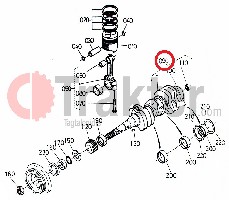 CRANKSHAFT ENGINE ORIGINAL KUBOTA 16427-23010