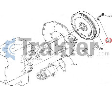 CRANKSHAFT SHAFT PROPELLER BUSH RING ORIGINAL KUBOTA 66621-14120