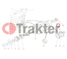 KURBEL ANTRIEBSWELLE BUCHSE ORIGINAL KUBOTA 32160-15160