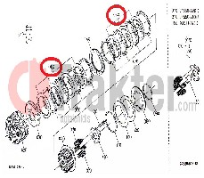 SCATOLA FRIZIONE DISTANZIATORE ORIGINAL KUBOTA 34550-21540
