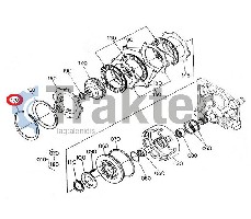 KUPPLUNG SICHERUNGSRING ORIGINAL KUBOTA 34076-61720