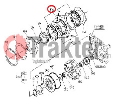KUPPLUNGSSCHEIBE ORIGINAL KUBOTA 34076-61650 t0273-61650