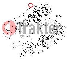 KUPPLUNGSSCHEIBE ORIGINAL KUBOTA 34076-61650 t0273-61650