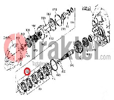 SCATOLA FRIZIONE DISCHI DISTANZIATORE ORIGINAL KUBOTA 37410-75420