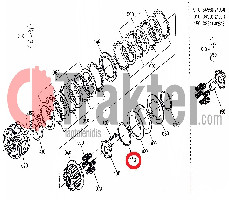 RESORTE DE FRENO PARA EMBRAGUE KUBOTA ORIGINAL 34550-21590