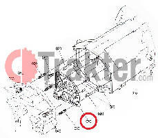 COPERCHIO FRIZIONE ALUMINIO ORIGINAL KUBOTA h3400-20350 34070-20350