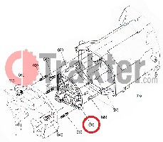 KUPPLUNGSDECKEL ALUMINIUM ORIGINAL KUBOTA h3400-20350 34070-20350