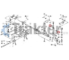ΣΥΜΠΛΕΚΤΗ ΜΠΑΡΑΣ ΠΑΞΙΜΑΔΙ ORIGINAL ISEKI 1560-132-007-30