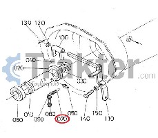 CUSCINETTO FRIZIONE MOLLA ORIGINAL KUBOTA 66611-13340