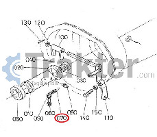 KUPPLUNGSDRUCKLAGER FEDER ORIGINAL KUBOTA 66611-13340