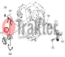 SOSTENEDOR DEL COJINETE DEL EMBRAGUE KUBOTA ORIGINAL 6c040-13220