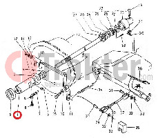 KUPPLUNGSDRUCKLAGER WELLE ORIGINAL KUBOTA 66621-13314 66621-13313 66621-13310