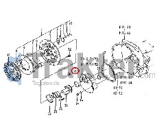 RILASCIO FRIZIONE ORING ORIGINAL ISEKI V721-103-107-00