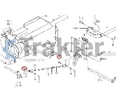 PEDALE FRIZIONE PIN ORIGINAL ISEKI 1432-242-001-00