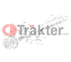 FRIZIONE FORCELLA GIUNTO A CROCE ORIGINAL KUBOTA 67111-13450