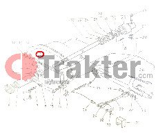 CLUTCH JOINT CROSS FORK ORIGINAL KUBOTA h6660-13350 66621-13350