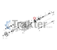 CONJUNTO DE EMBRAGUE DE TOMA DE FUERZA ORIGINAL ISEKI 1804-209-200-10