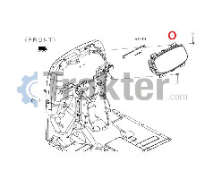DASHBOARD INSTRUMEN PANEL ORIGINAL ISEKI 1833-656-200-10