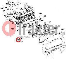 ARMATURENBRETT ORIGINAL KUBOTA t0070-30210 t0070-30211