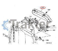 CRUSCOTTO ORIGINAL KUBOTA T1062-30400 T1062-30207 T1032-30400 T1062-30206 T1062-30200