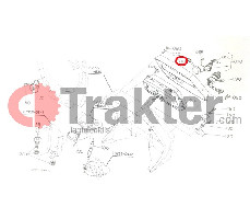 GRIGLIA MASCHERINA PANELLO PLASTICO ORIGINAL KUBOTA 67950-53710