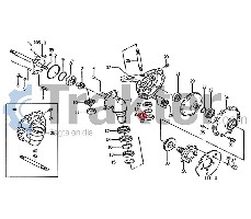 COPERCHIO DIFFERENZIALE ANTERIORE ORIGINAL ISEKI 1421-201-003-00