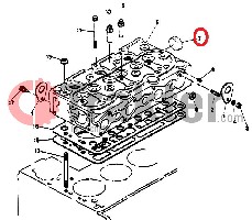 ZYLINDERKOPF KAPPE ORIGINAL KUBOTA 15321-96260 15321-96263