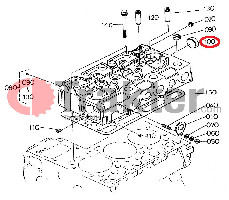 TESTA CILINDRO ORIGINAL KUBOTA 15221-03490 15221-03493