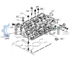 MOZZO TESTA ORIGINAL KUBOTA 15261-03370