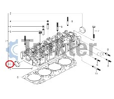 COPERCHIO CORPO MOTORE 6209-610-003-00 OEM