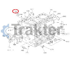 ENGINE BODY PLUG ORIGINAL KUBOTA 16241-96262 16241-96260