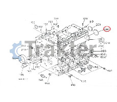 TAPÓN DE CUERPO DE MOTOR KUBOTA ORIGINAL 16271-96160