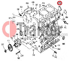 TAPPOCORPO MOTORE ORIGINAL KUBOTA 15221-03490 15221-03493