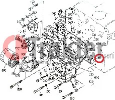 COPERCHIO OLIO MOTORE ORIGINAL KUBOTA 15571-33140 1J860-33140