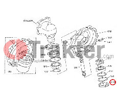 TAPA PARA BUJE DE RUEDA KUBOTA ORIGINAL 34550-13100